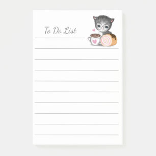 Post-it® Pour faire la liste des gâteaux de chat Kitten Pos