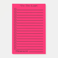 Pour faire la liste | Rouge/rose