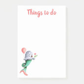 Post-it® Pour faire Sirène de Chouette (Devant)