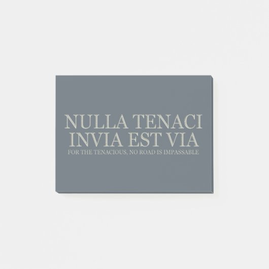 Post-it® Pour le tenace aucune route n'est infranchissable (Devant)