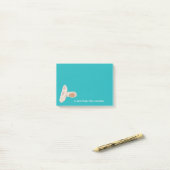 Post-it® Pour Les Enseignants De Ballet Tan Chaussures De D (Sur un bureau)