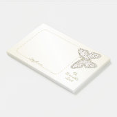 Post-it® "Pour papillon d'art de griffonnage gribouiller (Incliné)