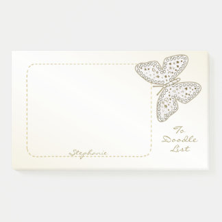 Post-it® "Pour papillon d'art de griffonnage gribouiller