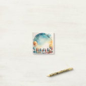 post-it pour professeur (Sur un bureau)