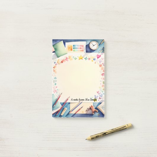 Post-it® pour professeur (Sur un bureau)