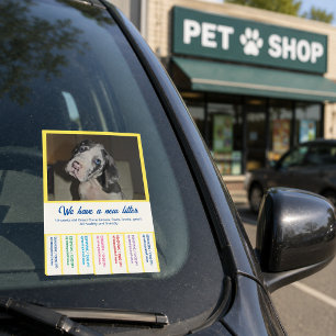 Post-it® Pour vendre des chiots Dane colorés