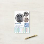 Post-it® Pour vendre des chiots danois colorés (Sur un bureau)