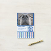 Post-it® Pour vendre des chiots danois colorés (Sur un bureau)