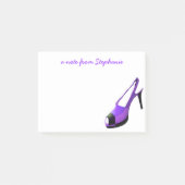 Post-it® Pourpre mignon de chaussure de talon haut (Devant)