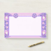 Post-it® Pourpre W1 (Sur un bureau)