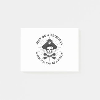 Post-it® Pourquoi Être Princesse Quand On Peut Être Pirate