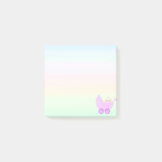 Post-it® Poussette pour bébé mignon (Devant)