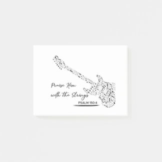 Post-it® Praise Him With The Strings - Psaume 150:4