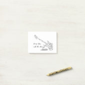 Post-it® Praise Him With The Strings - Psaume 150:4 (Sur un bureau)