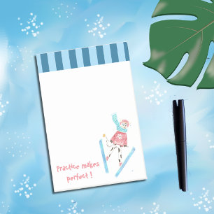 Post-it® Pratique fait parfait saut de ski caricature vache
