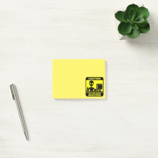 Post-it® Précaution ! vous êtes surveillés (Bureau)