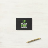 Post-it® Première Règle De Golf (Sur un bureau)