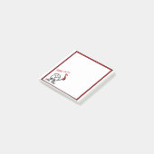 Post-it® Prenez Note Musique Professeur Funny Stickman Post (Incliné)