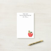 Post-it® Prenez note Votre grand professeur, Appréciation d (Sur un bureau)