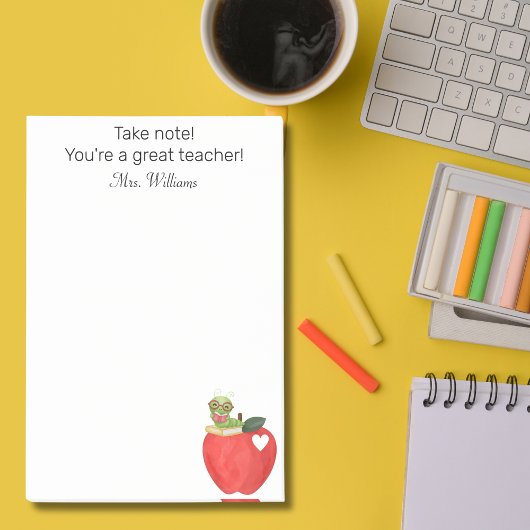 Post-it® Prenez note Votre grand professeur, Appréciation d