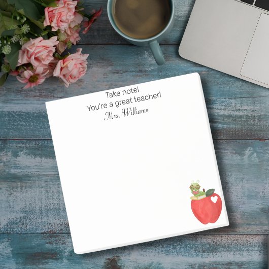 Post-it® Prenez note Vous êtes un excellent professeur,Reme