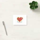 Post-it® Prenez une tranche de mon coeur de pizza (Bureau)