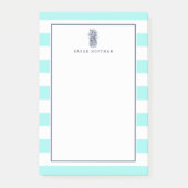 Post-it® Prép ananas | Aqua & Navy personnalisé (Devant)