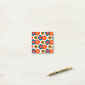 Post-it® Preppy Blue Orange Hippie Motif (Sur un bureau)