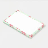 Post-it® Preppy Chic Elegant Pink Flamingo Motif (Incliné)