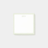 Post-it® Preppy Green and White Post-It Notes (Devant)