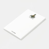 Post-it® Préppy Heraldique Ananas couleur crête WT (Incliné)