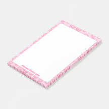 Preppy personnalisé rose mignon