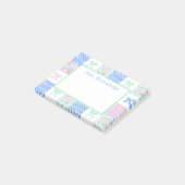 Post-it® Preppy professeur de nom personnalisé préppy (Incliné)