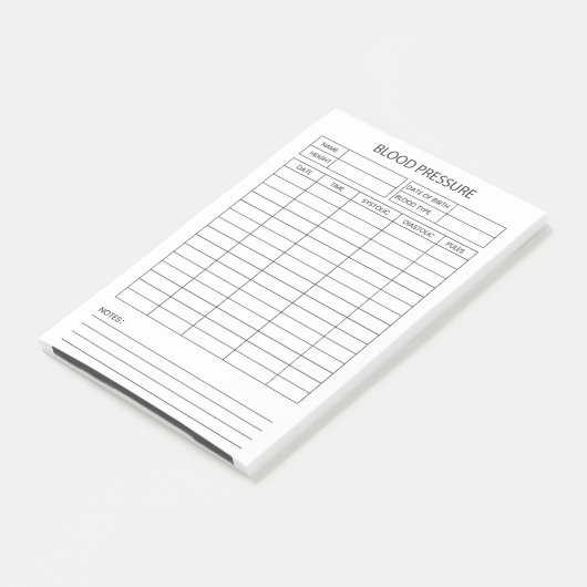 Post-it® Pression sanguine (Incliné)