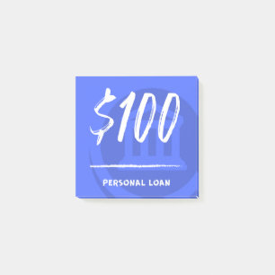 Post-it® Prêt personnel (100 $)
