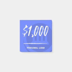 Post-it® Prêt personnel (1 000 $)