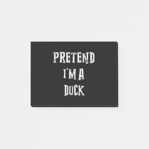 Post-it® Prétendre Que Je Suis Un Canard Couples Costume Ha