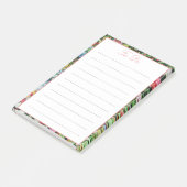 Post-it® Pretty Floral Border To Do List (Incliné)