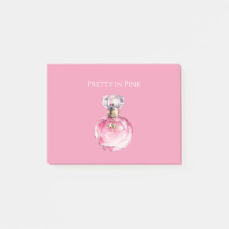 Post-it® Pretty in Pink Perfume Bottle Gold Horse Charm