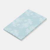 Post-it® Pretty Light Blue White Floral Faux Lace   (Incliné)
