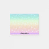 Post-it® Pretty Pastel Mermaid Personal Ajouter Nom (Devant)