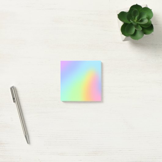 Post-it® Pretty Pastel Rainbow Blur Post-it Notes (Bureau)