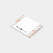 Post-it® Pretty Rose Gold White Glitzy Marble (Incliné)