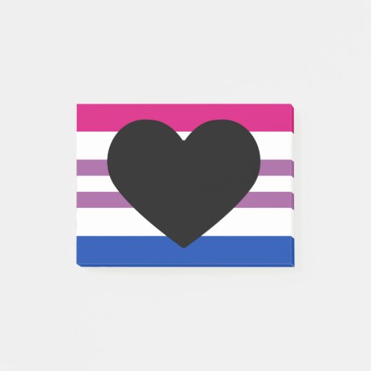 Post-it® Pride Flag biromantique (Devant)