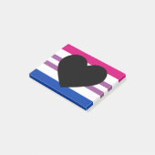 Post-it® Pride Flag biromantique (Incliné)