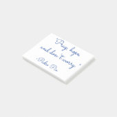 Post-it® Priez, espérez, et ne vous inquiétez pas (Incliné)