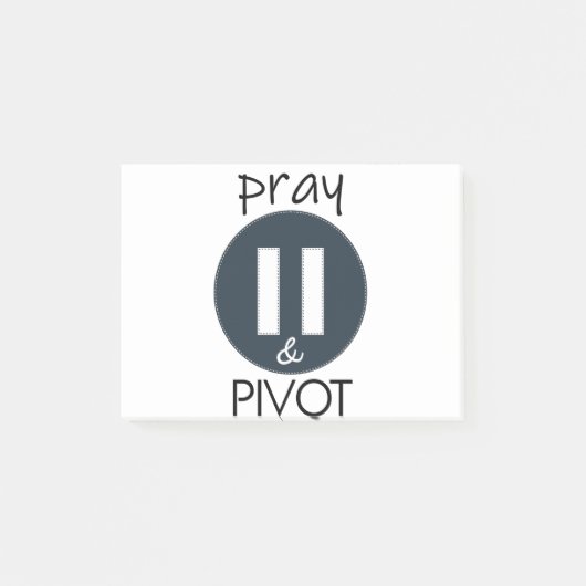 Post-it® Priez Pause PIVOT (Devant)