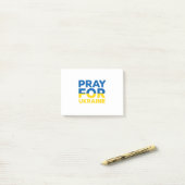 Post-it® Priez Pour L'Ukraine (Sur un bureau)