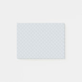 Post-it® Princesse Bleu-Carré Quilted de Bleu-Bébé de (Devant)