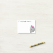 Post-it® Princesse Pomeranian note des illustrations (Sur un bureau)